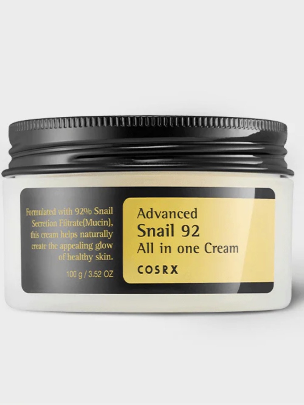 Korean Skincare COSRX Advanced Snail 92 All in One Cream 100g - NIB
